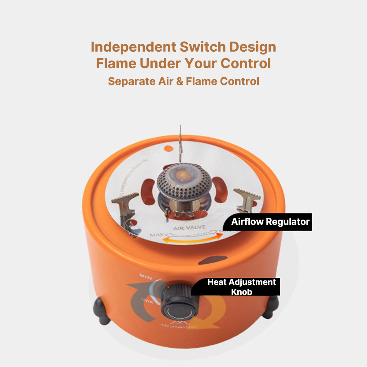 2000W Portable Outdoor Stove & Heater, Multi-Function Cooking