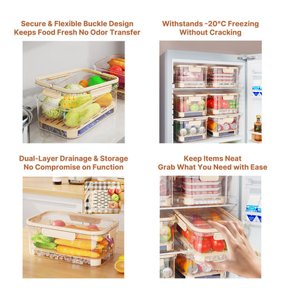 On-the-Go FreshBox - Portable & Leakproof Food Organizer