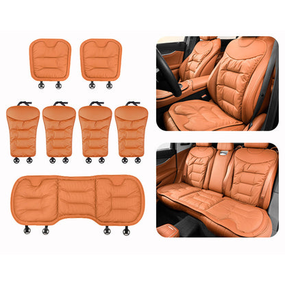 Breathable Napa Leather Car Seat Cover Full Set