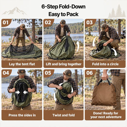 1-Person 3s Pop Up 1.5 kg/1.2kg Bivy Tent | Traverseon