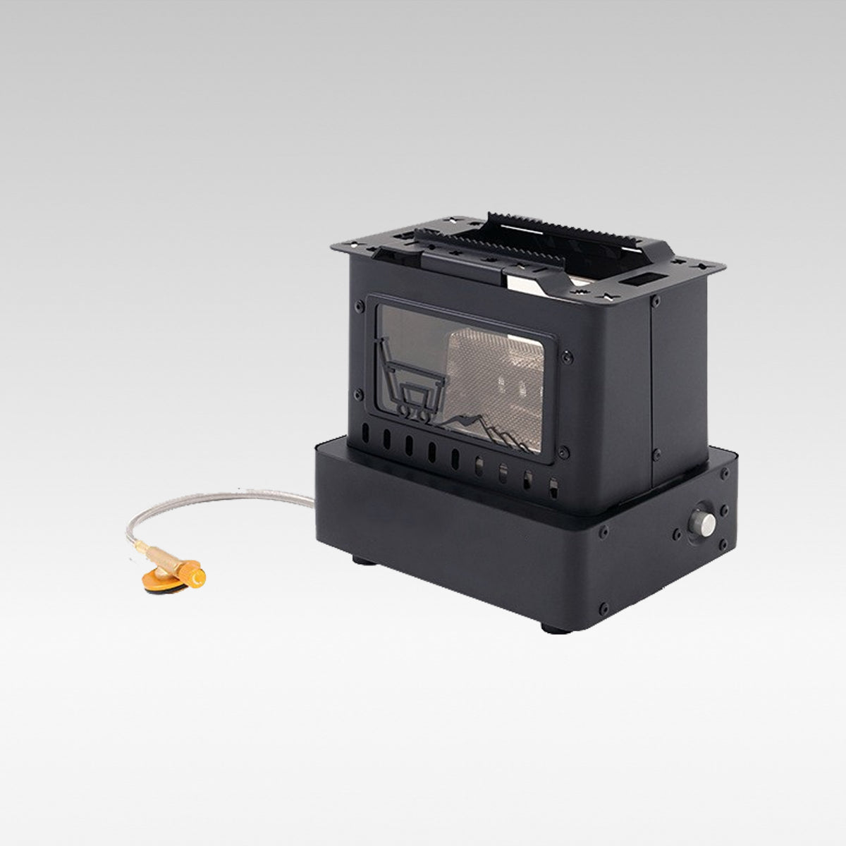 1900W Retro Gas Stove – Portable Cooking & Flame Viewing | Traverseon