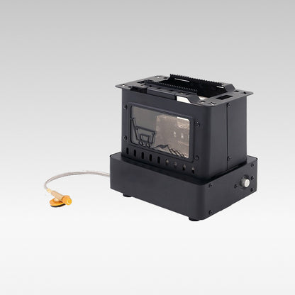 1900W Retro Gas Stove – Portable Cooking & Flame Viewing | Traverseon