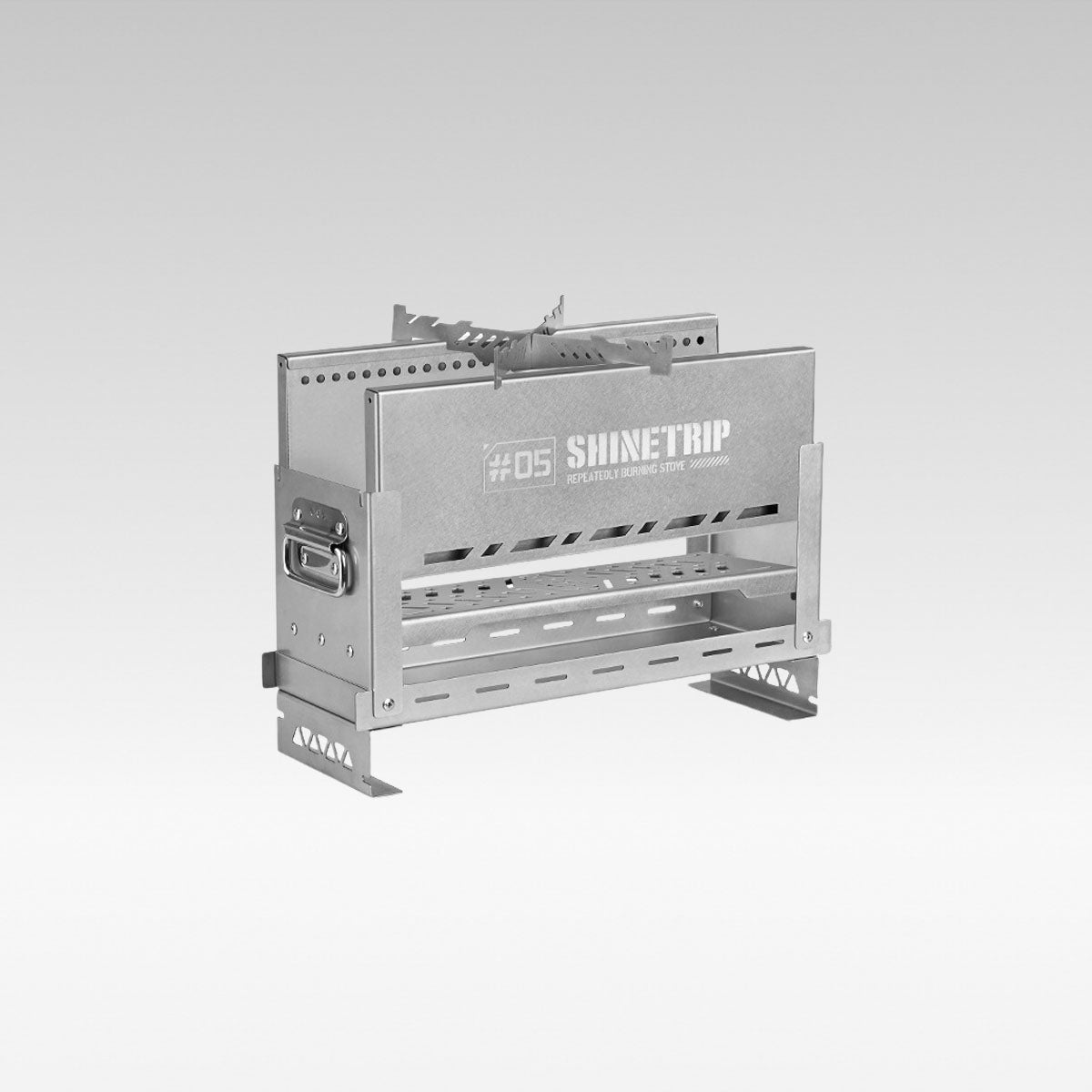 Wood Burning Camp Fire Pit – Secondary Combustion, Lightweight and Versatile