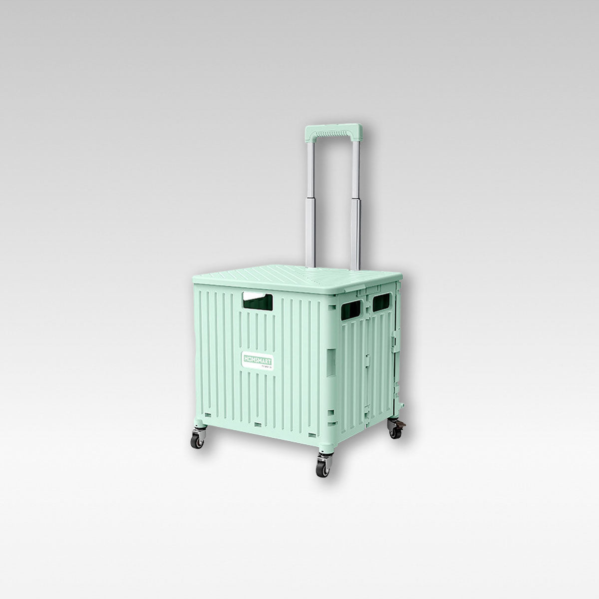 Traverseon QuickFold Rolling Crate Stair-Climbing (Color White)