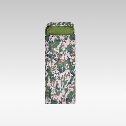 Camouflage Envelope-Style Single Sleeping Bag – Suitable for Temperatures Above -5°C
