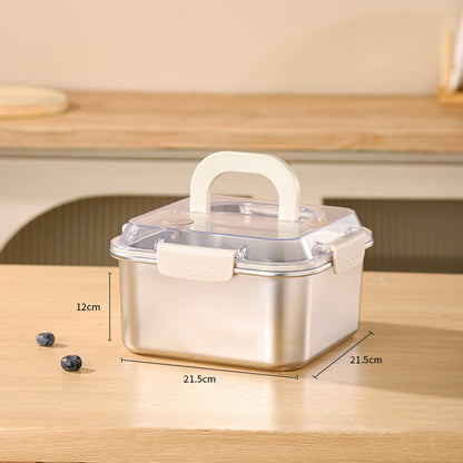FreshSeal Stainless Steel Food Storage Box