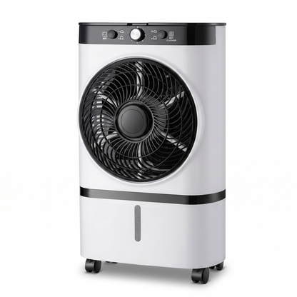 Portable Evaporative Air Cooler – 3-Speed Ice Cooling Fan with Large Water Tank | Traverseon