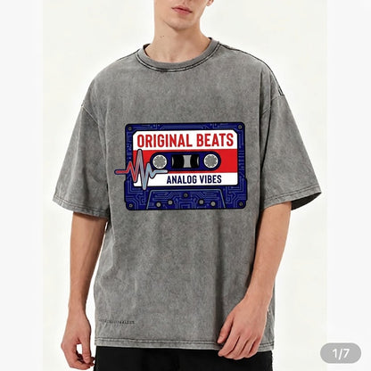 The Custom Vintage Wash Tee | 100% Breathable Cotton