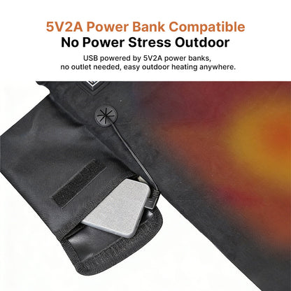 Heated Seat Cushion – All-Season 3 Gear Foldable for Camping Fishing Hiking | Traverseon