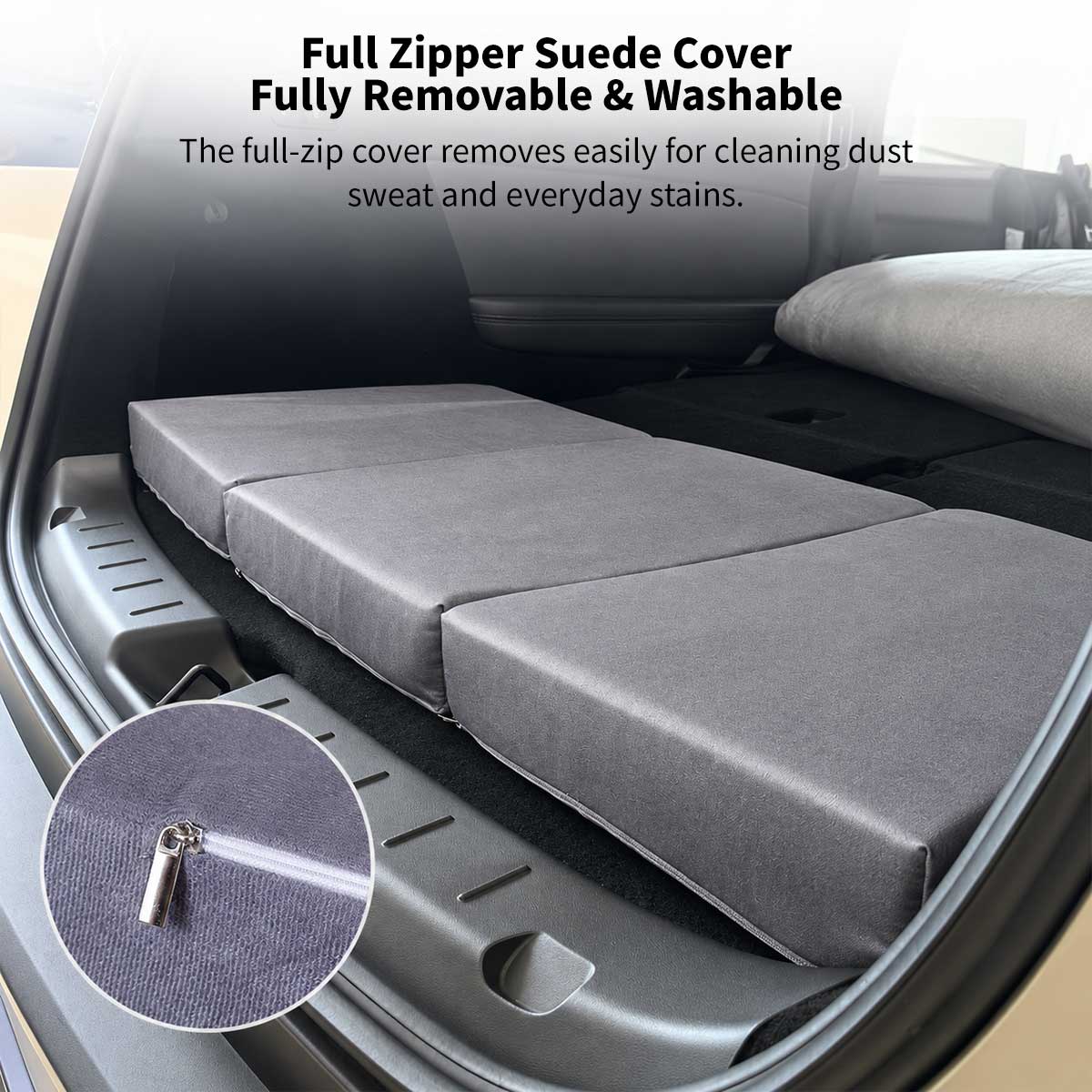 Car Bed Leveling Wedge Pad – 3 Piece 37.8 Inch High-Density Foam | Traverseon