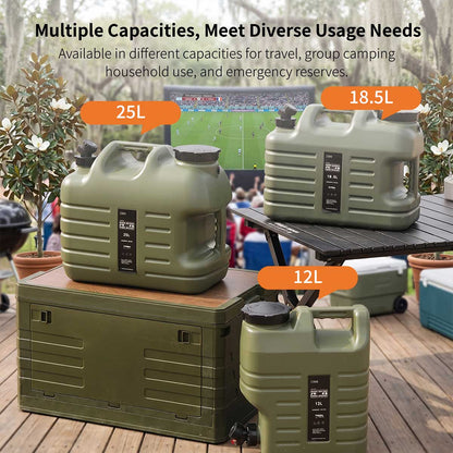 Portable Camping Water Container – Food-Grade Jug with Spigot | Traverseon