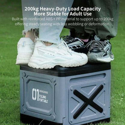 Portable Camping Toilet – Foldable Emergency Toilet with Gel Bags | Traverseon