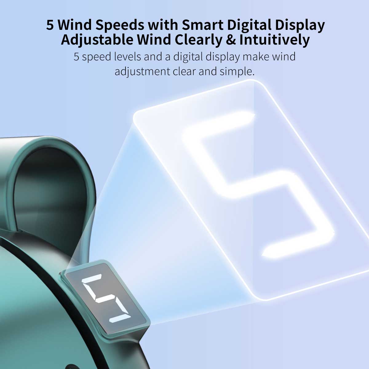 Portable Clip-On Bladeless Fan – 360° Wearable Cooling Fan | Traverseon