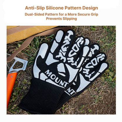 Heat Resistant BBQ & Camping Cooking Gloves