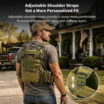 900D Tactical Vest – Adjustable MOLLE Quick-Release Carrier | Traverseon