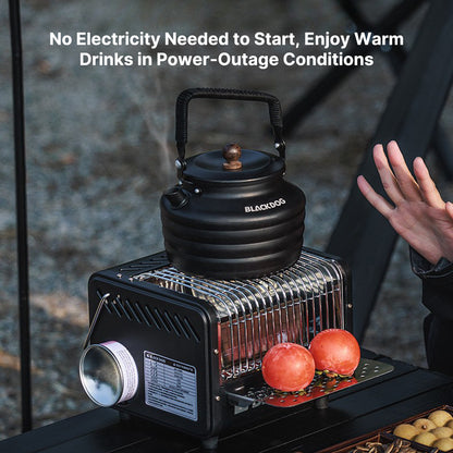 1500W Portable Outdoor Heater, Multi-Function with Boiling & Beverage Warming
