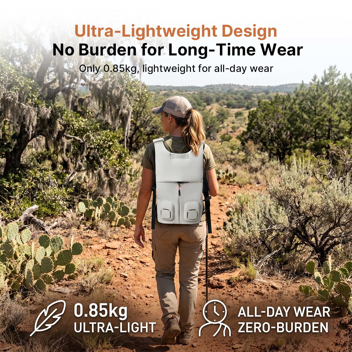 Traverseon Wearable Cooling Vest – TEC Air Conditioner Work Vest