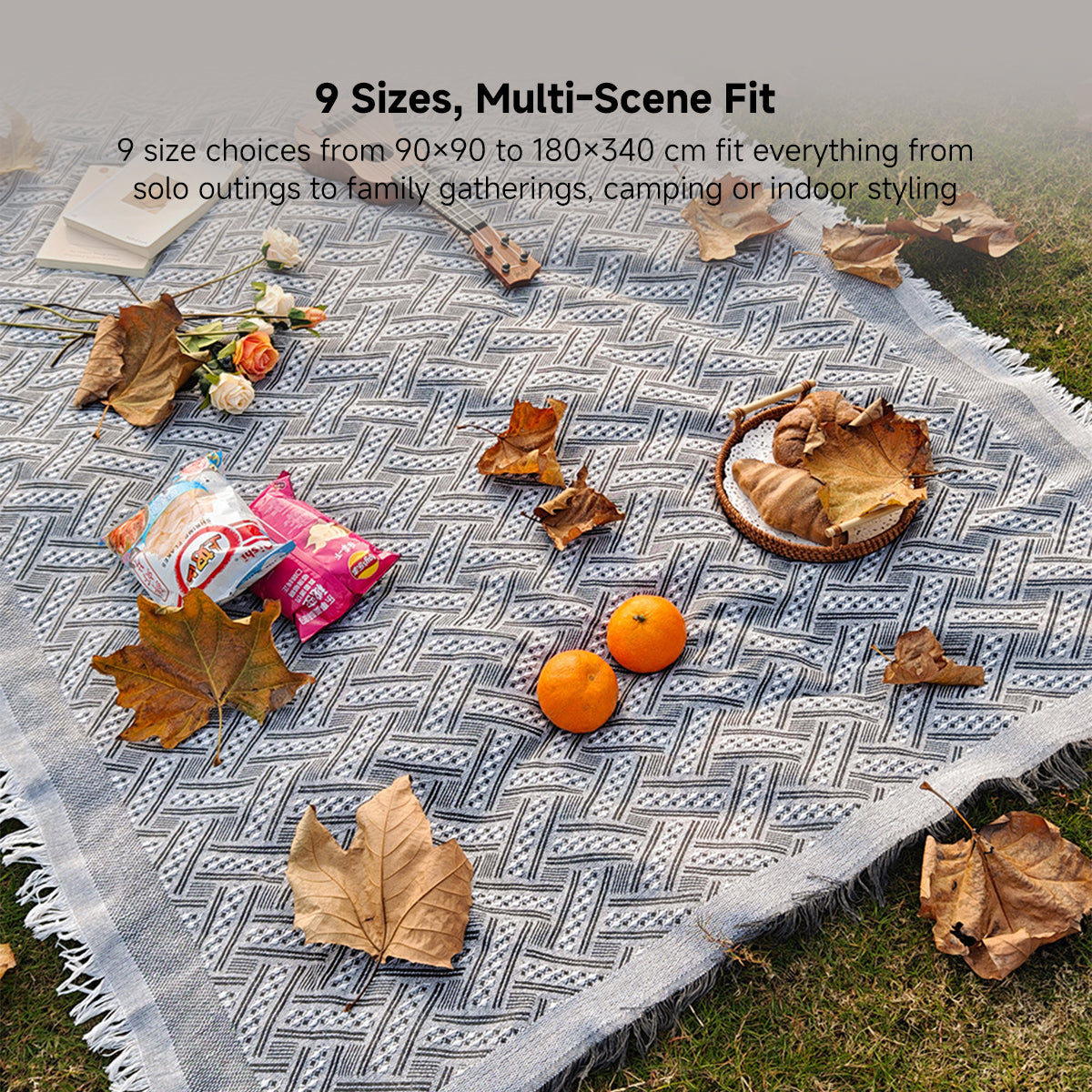 3-Season Camping Picnic Blanket – Moisture-Resistant Outdoor Travel Blanket | Traverseon