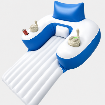 Motorized Pool Lounger – 250 lb Dual-Motor Inflatable Float | Traverseon
