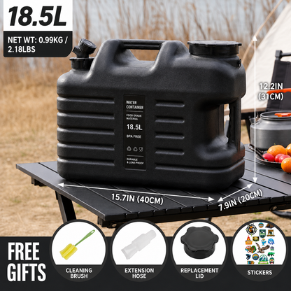 Portable Camping Water Container – Food-Grade Jug with Spigot | Traverseon