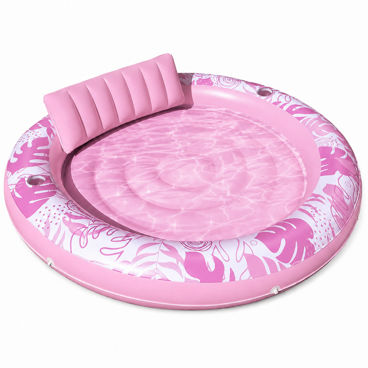 Inflatable Tanning Pool Lounger – 190 cm (75 in) 2-in-1 Pool Float | Traverseon