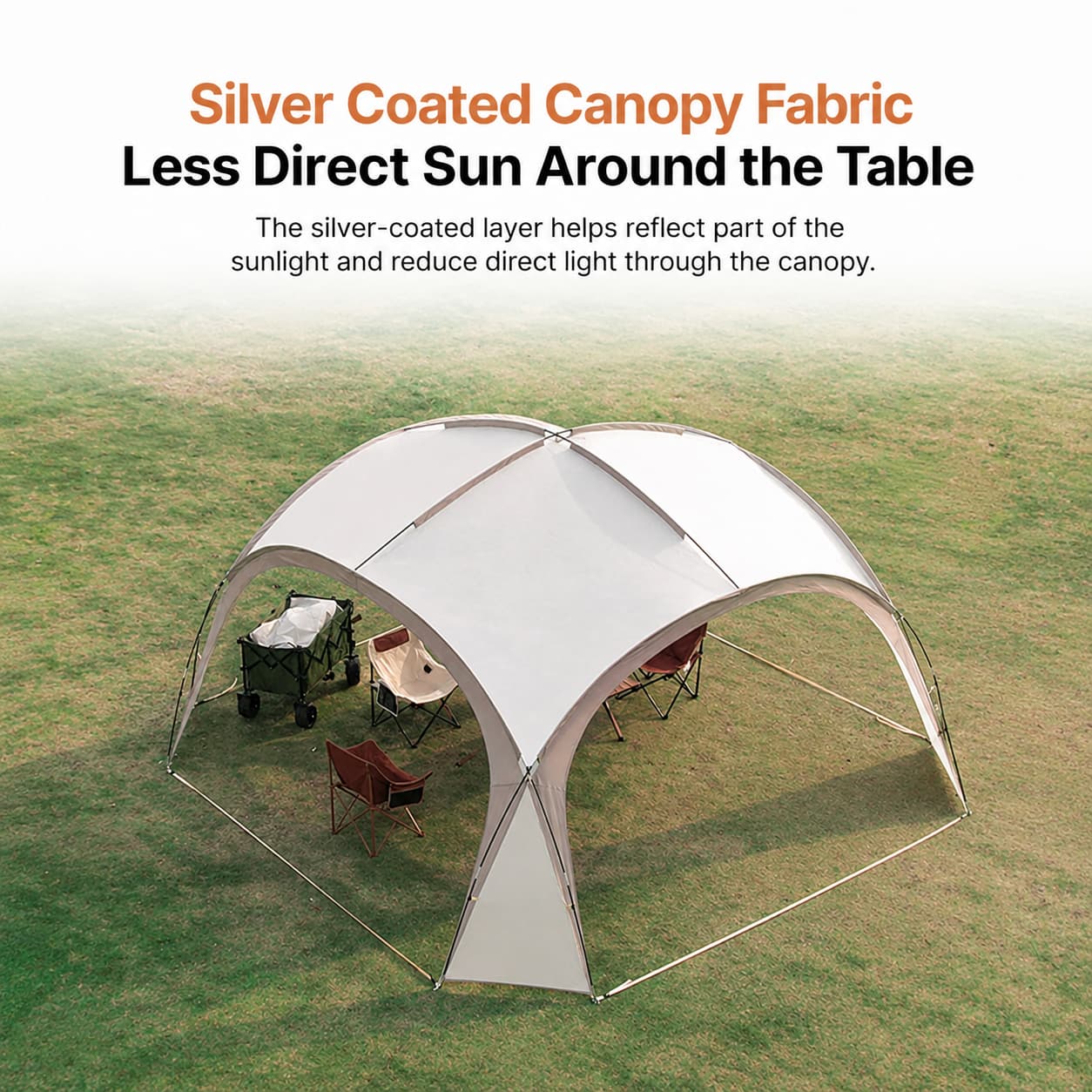 Family Dome Canopy Tent – 4–12 Person Sun Shelter, 10x10 & 14x14 ft | Traverseon