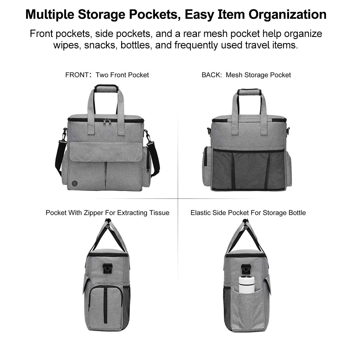 13-Piece Pet Travel Organizer Bag – Airline Approved Storage Kit | Traverseon