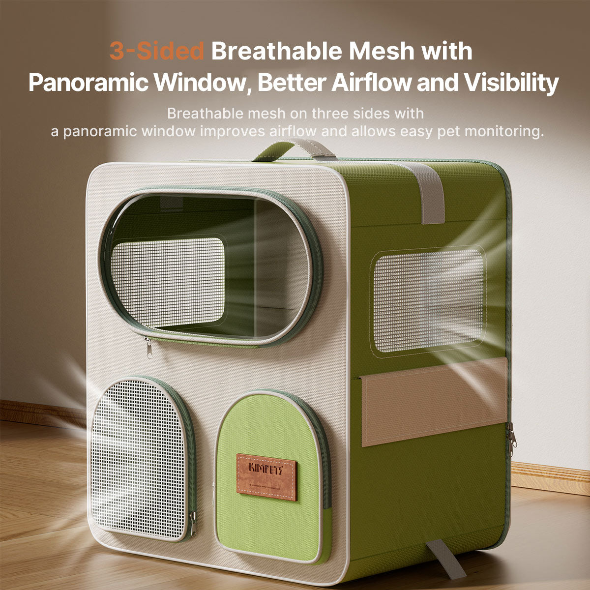 3-in-1 Rolling Pet Carrier | 11.3 kg Capacity | Traverseon