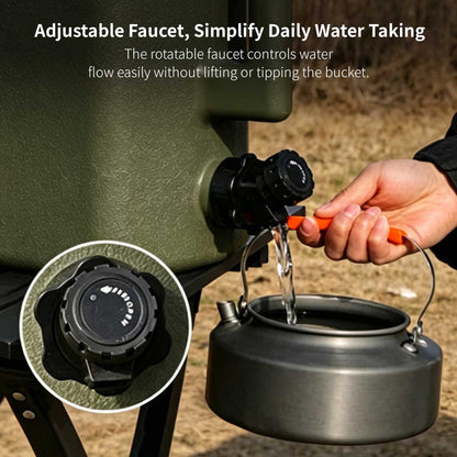 Portable Camping Water Container – Food-Grade Jug with Spigot | Traverseon