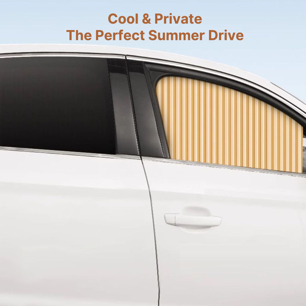 Traverseon ShadeRail Car Curtains – Magnetic Blackout Sunshade