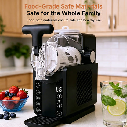 Traverseon 1.8L Portable Slushie & Ice Cream Maker | 110V Blue | Summer Party Essential