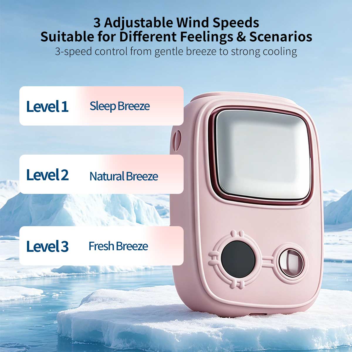 Portable Semiconductor Cooling Bladeless Fan – Clip-On USB Mini Fan | Traverseon