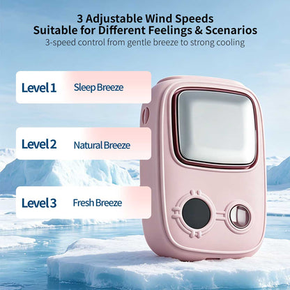 Portable Semiconductor Cooling Bladeless Fan – Clip-On USB Mini Fan | Traverseon