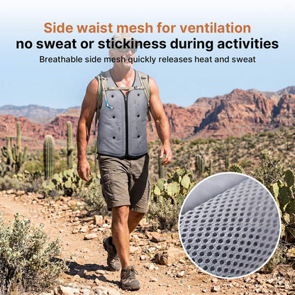 Evaporative Cooling Vest – Lightweight Breathable Heat Relief | Traverseon