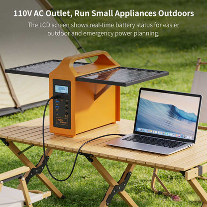 Portable Solar Power Station – 110V Camping Backup Battery | Traverseon