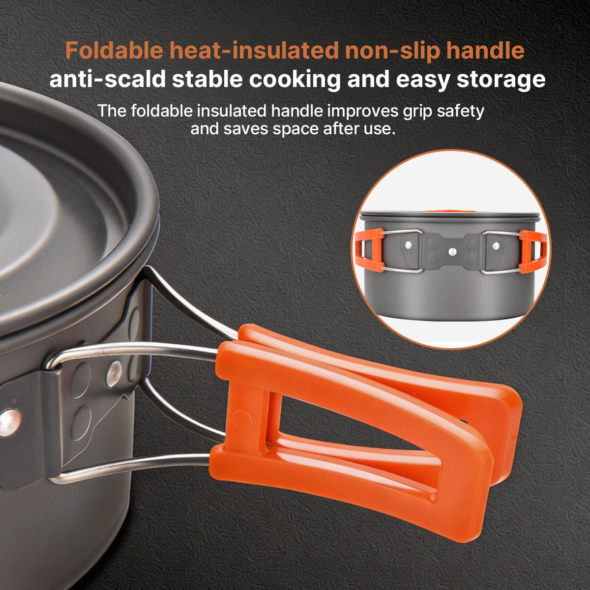 Camping Cookware Set – 2-3 Person Outdoor Pots & Tableware | Traverseon