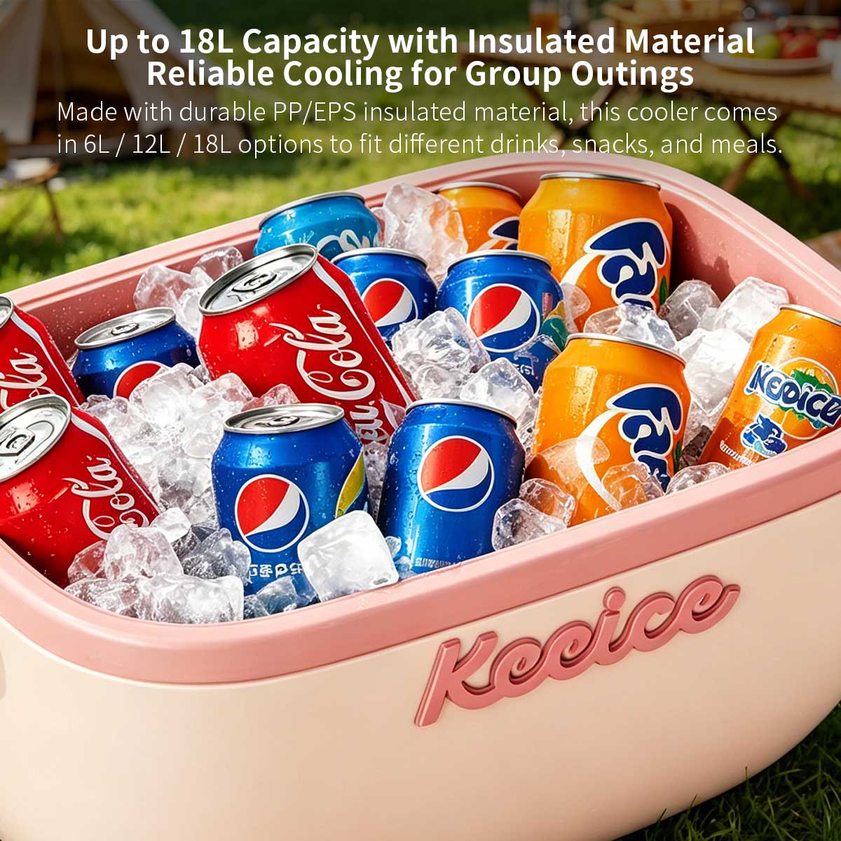 Portable Picnic Cooler – 6–19 Qt Insulated Ice Chest | Traverseon