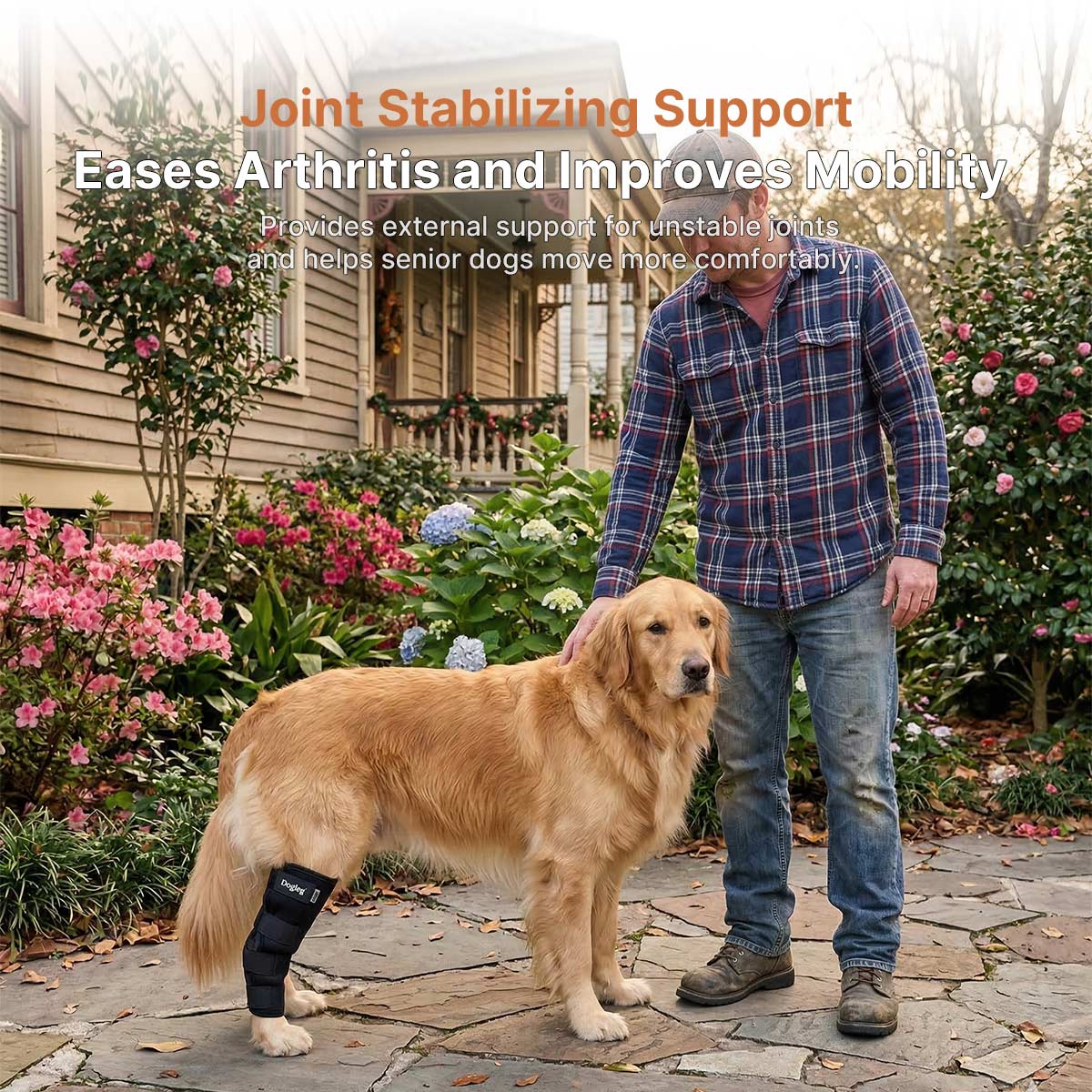 Dog Post-Surgery Leg Brace | Joint Support | Traverseon