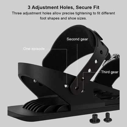 Ski Snow Skates – Mini Short Adjustable Bindings Adult Kids Portable Snow Skiing | Traverseon