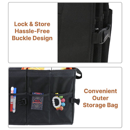 Traverseon RoadVault 60L Collapsible Car Trunk Organizer