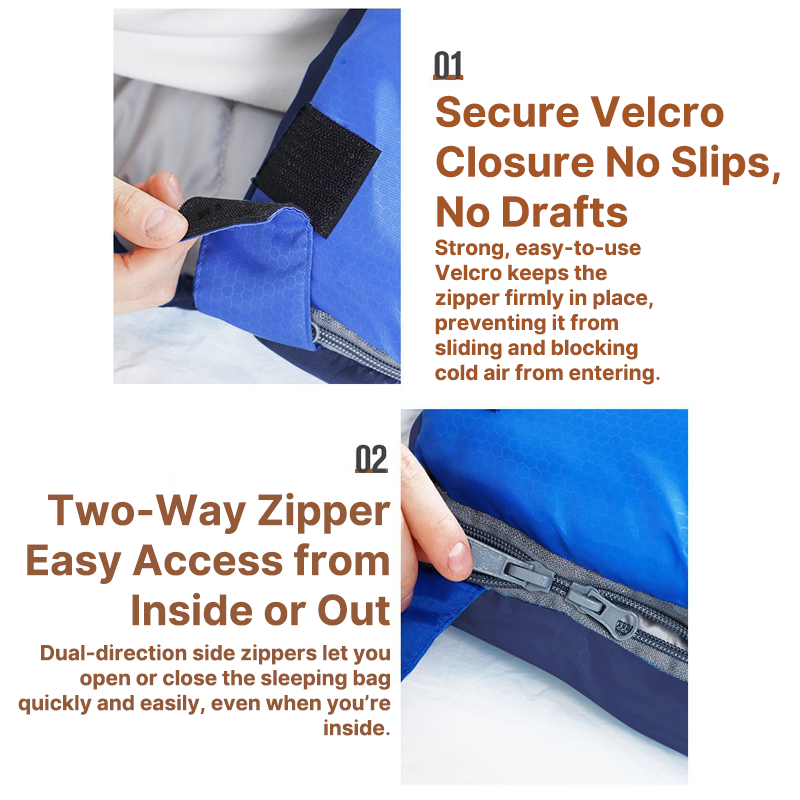 Traverseon BigComfort Egg-Shaped Sleeping Bag