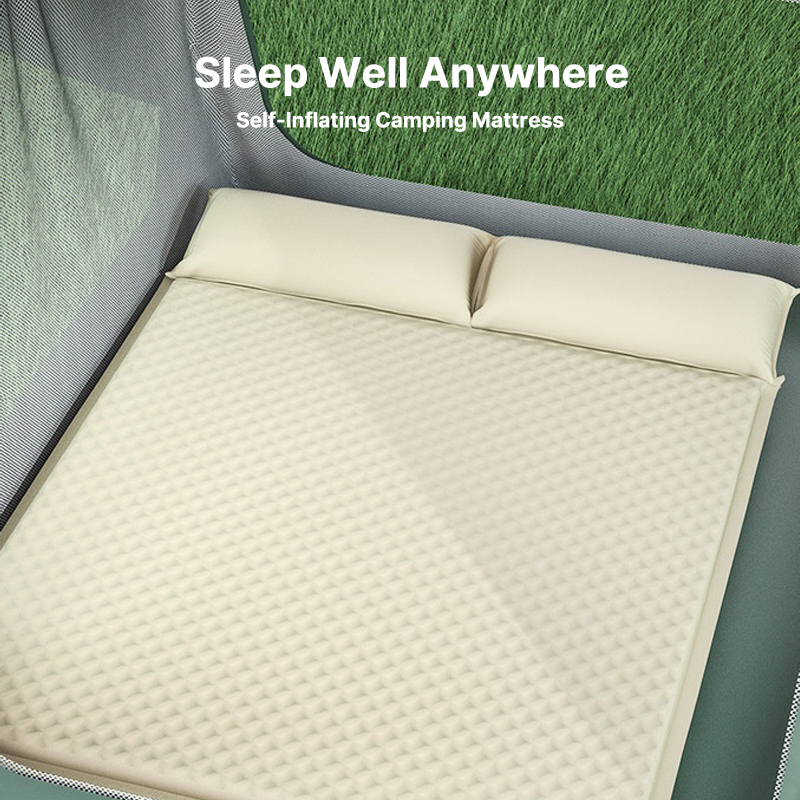 Automatic Inflatable Camping Mattress – Moisture-Proof,Back-Support,Portable|Traverseon