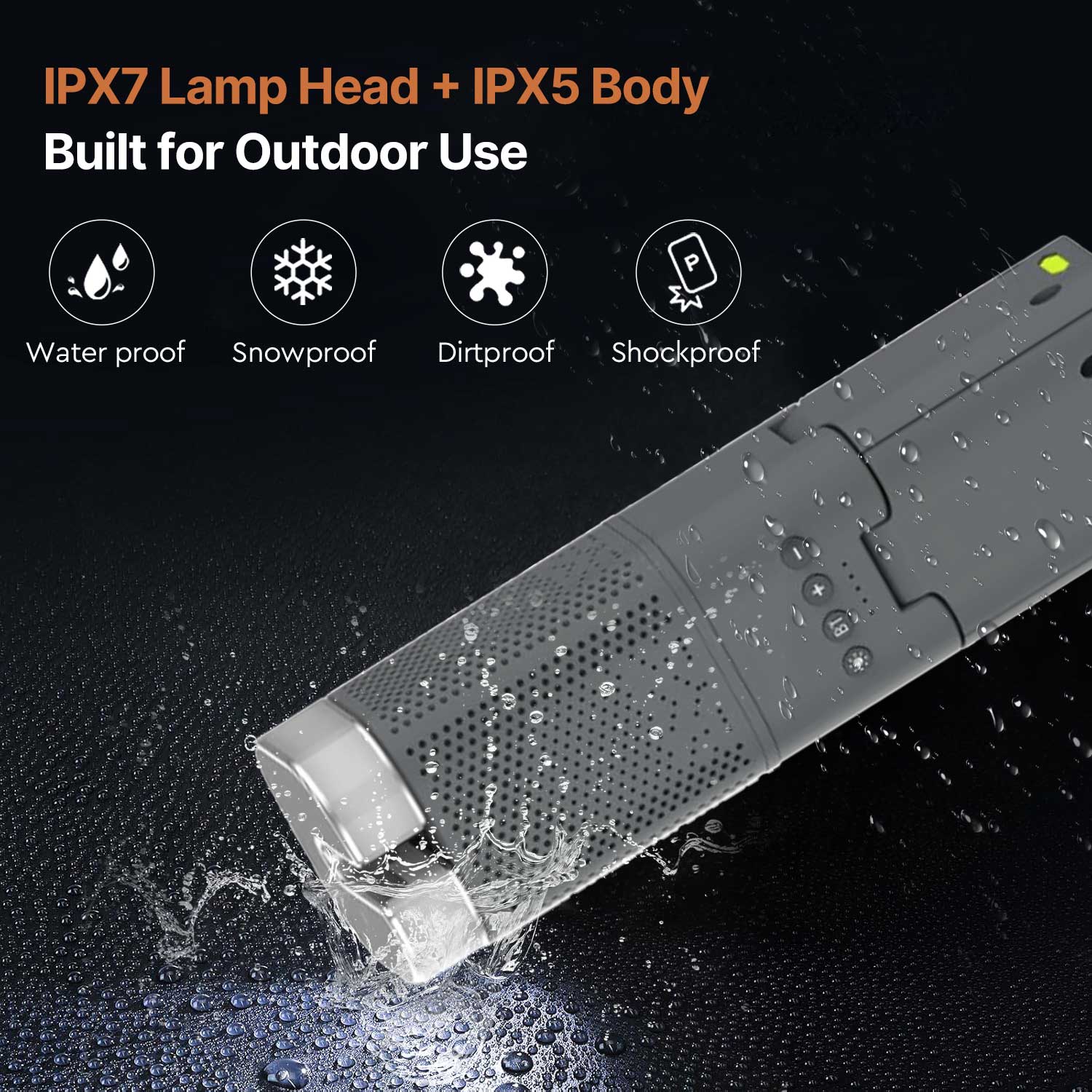 14000mAh Rechargeable Telescopic Camping Lantern with Bluetooth Speaker | Traverseon