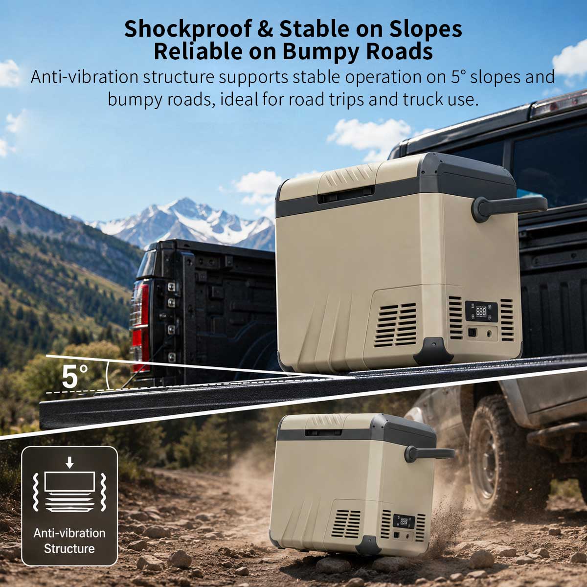 19 Qt Portable Car Refrigerator – AC/DC Car & Home Cooler | Traverseon