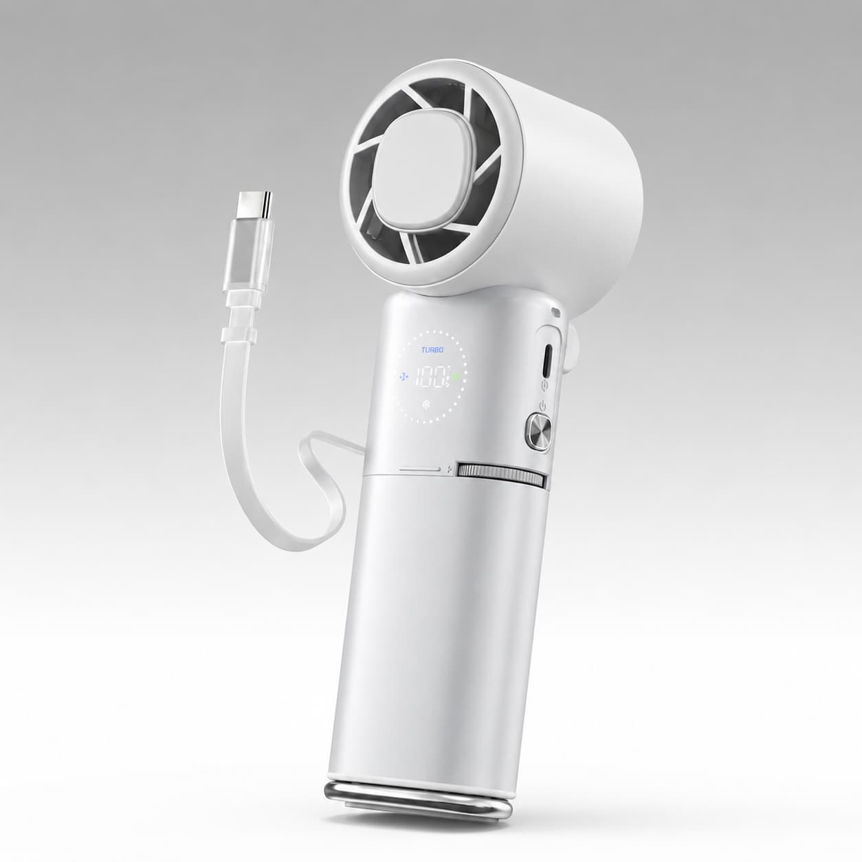 TEC Cooling Handheld Fan – 9000mAh Rechargeable Fan with Power Bank | Traverseon