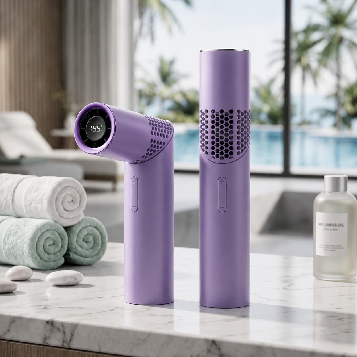 Portable Handheld Fan – 3000mAh 199-Speed Lipstick Mini Fan | Traverseon