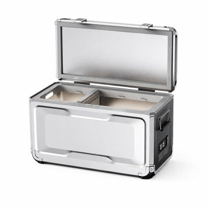 37 Qt All-Aluminum Portable Fridge – Dual-Zone Car Cooler | Traverseon