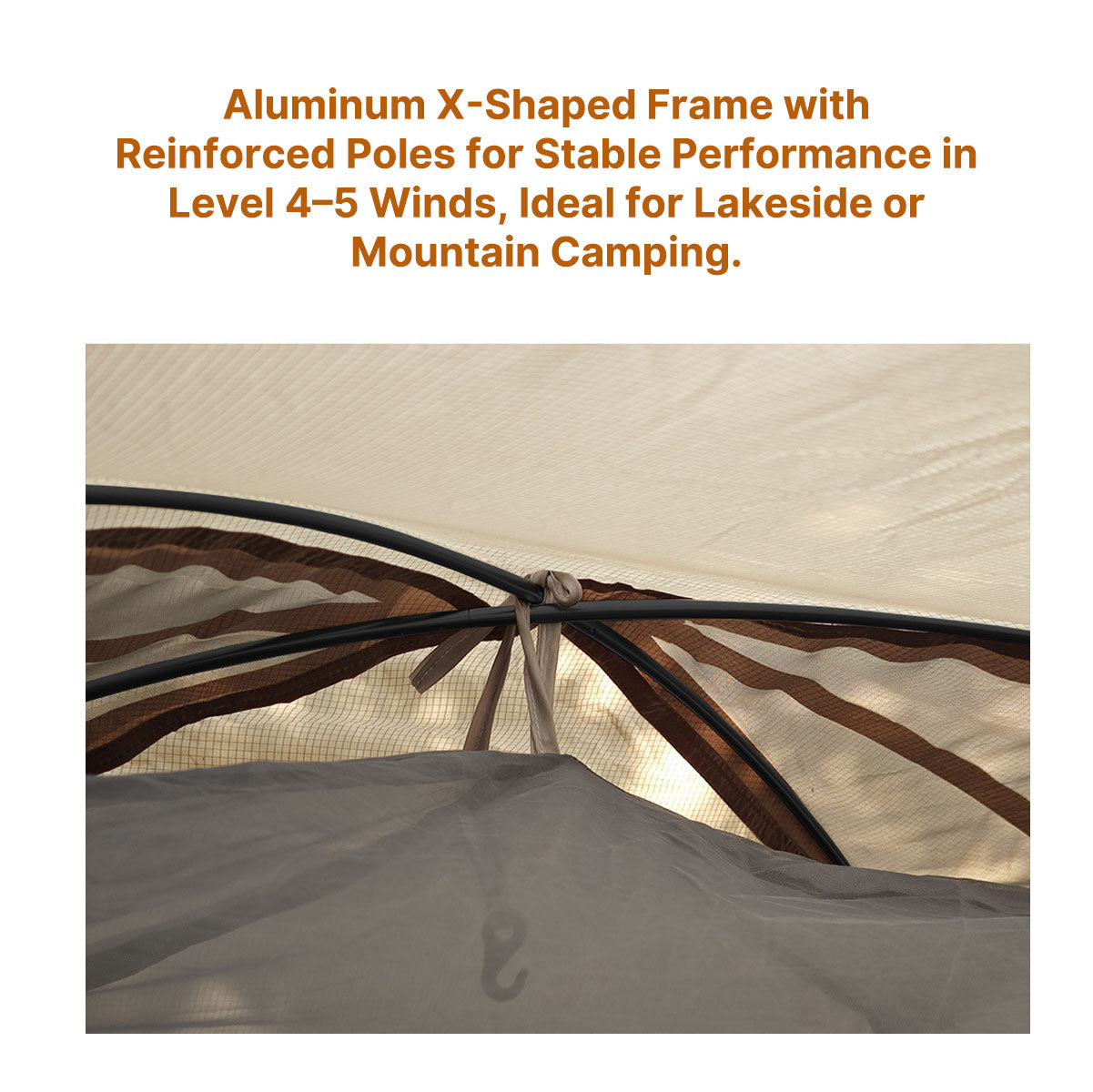 All-Season Family Hot Camping Tent with Stove Jack