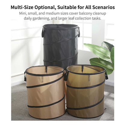 Collapsible Garden Waste Bag – Reusable Yard Leaf Cleanup Bin | Traverseon