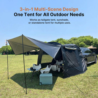 SUV Tailgate Tent Canopy – 210T 3000 Waterproof UV Protection for Car Camping | Traverseon